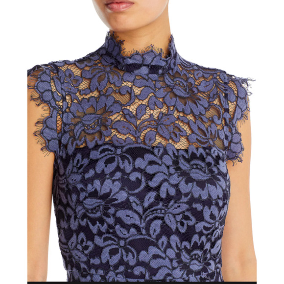 Eliza J Lace Cutout Back Gown Size 8 NWT $278 - Picture 3 of 11